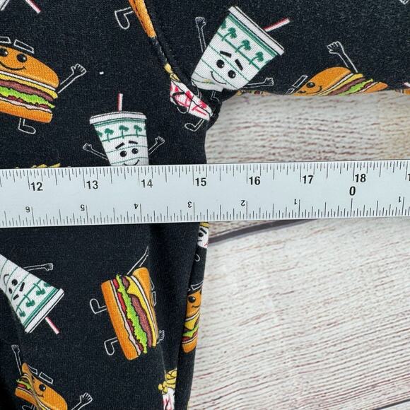 In N Out Double Double Fries Drink Print Full Zip Hoodie Youth Medium Black - Picture 9 of 10